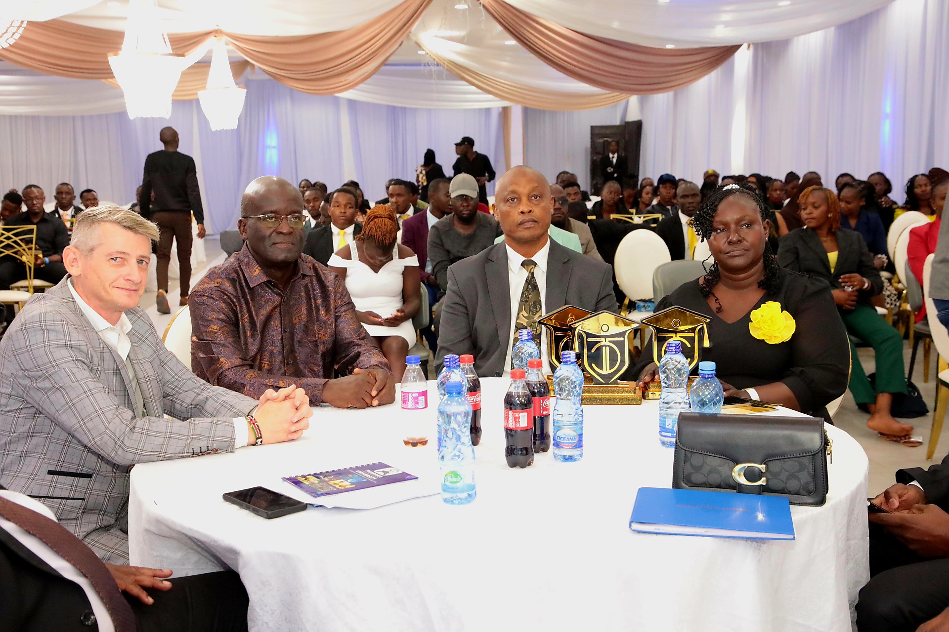 Bomet University award recipients at the Jamhuri Africa Awards ceremony